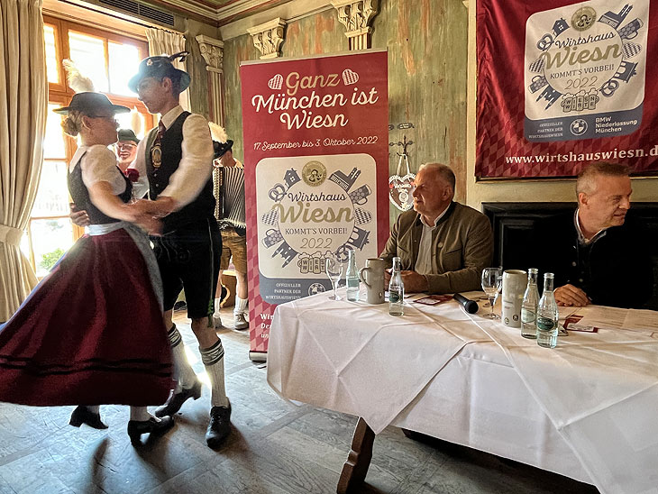 Pressekonferenz am 16.08.2022: Oktoberfest 2022: die "WirtshausWiesn" geht in die 3. Runde vom 17. September bis 3. Oktober  (©Foto: Martin Schmitz)